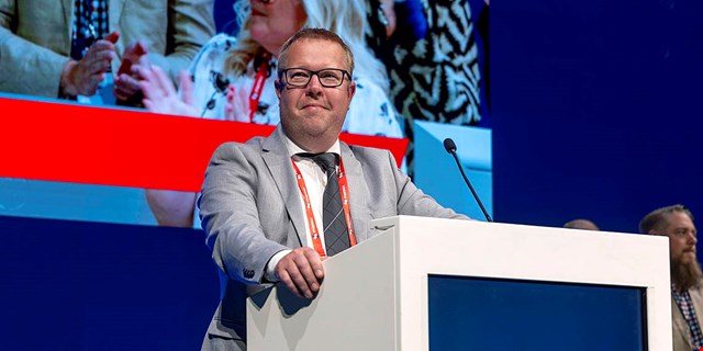 Förbundssekreterare Martin Gunnarsson
