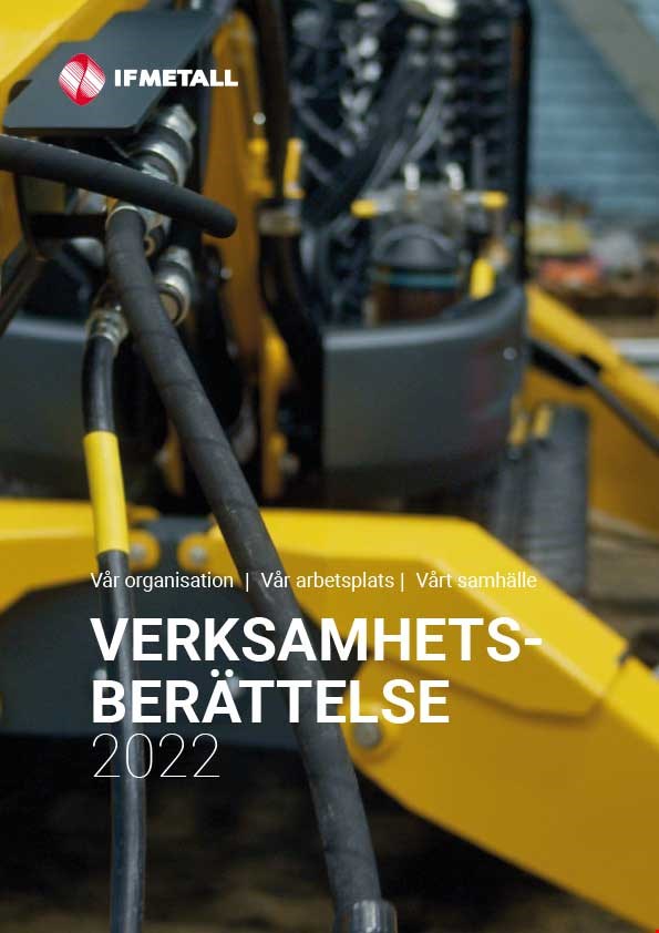 Omslag till verksamhetsberättelsen 2022.