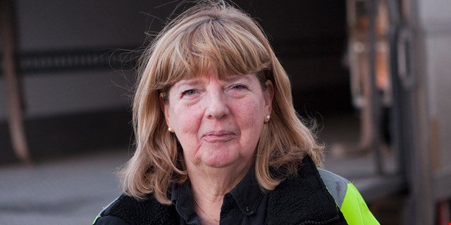 Barbro Carlsson, lastbilschaufför och valberedningens ordförande i IF Metall Uppland.