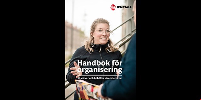 Omslaget till Handbok för organisering mot svart bakgrund.