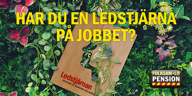 Ledstjärnans logotyp och texten: Har du en ledstjärna på jobbet?
