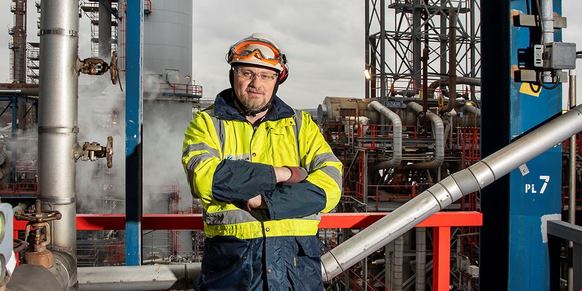 Patrik Andersson, klubbordförande på Borealis i Stenungsund