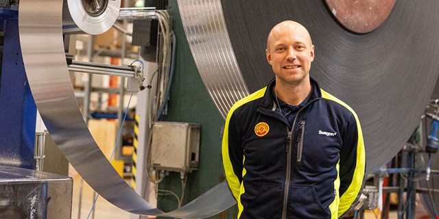 Philip Karlsson, huvudskyddsombud på Swegon.