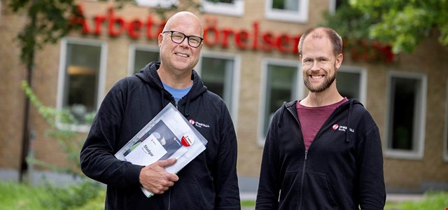 Henrik Andersson, medlemskoordinator och Simon Ryndal, organiserare