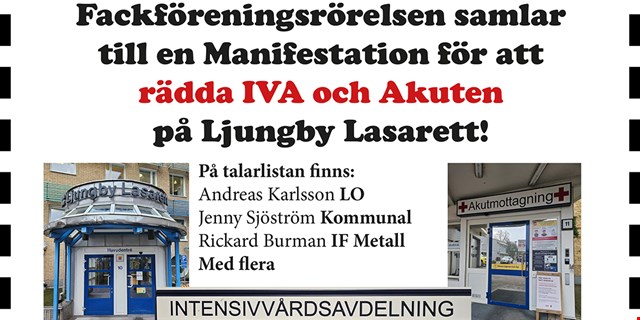 Rädda IVA och Akuten Ljungby lasarett
